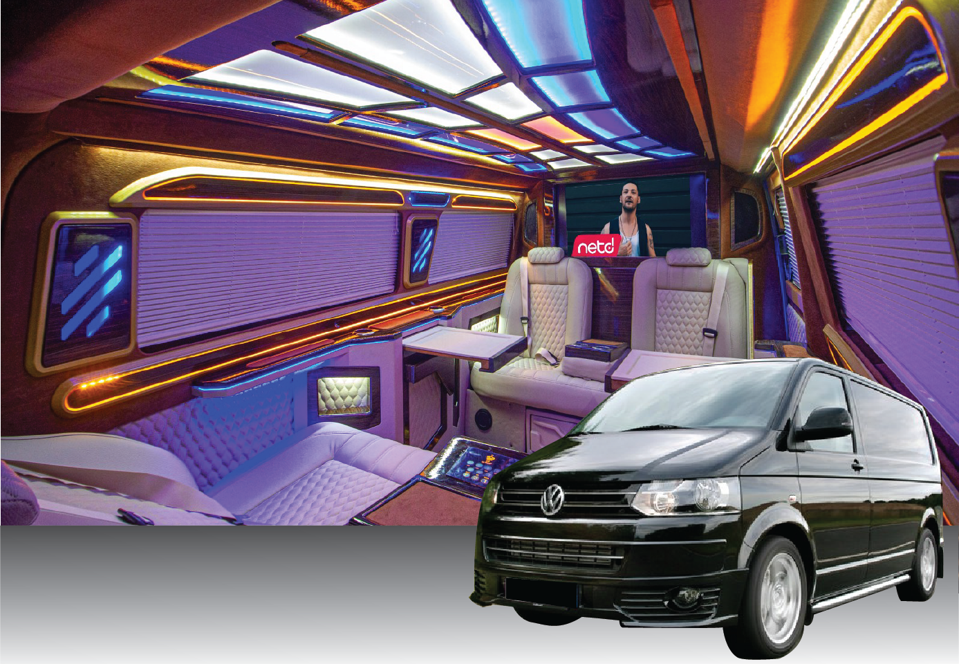 bizy vip airport tranfer volkswagen 1- 6 pax